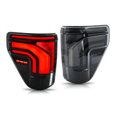 Full LED Tail Light w Blind Spot for 2021-2025 Ford F150 F-150 Sequential Lights - Kuerled